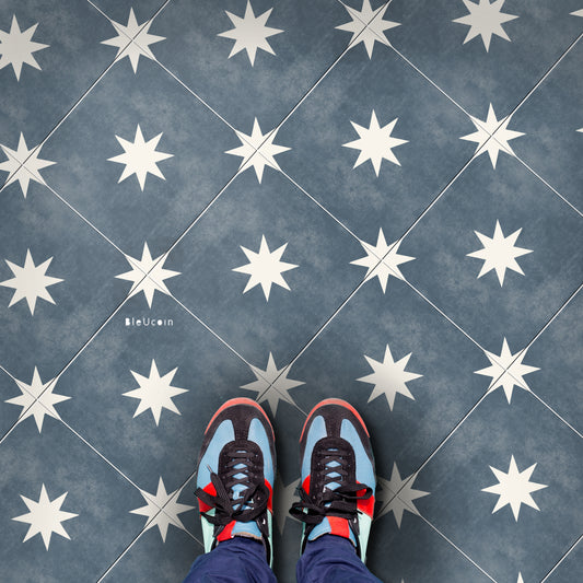 50% DISCOUNT - Derby Midnight  12" x 12" - 12 Pcs Anti Slip