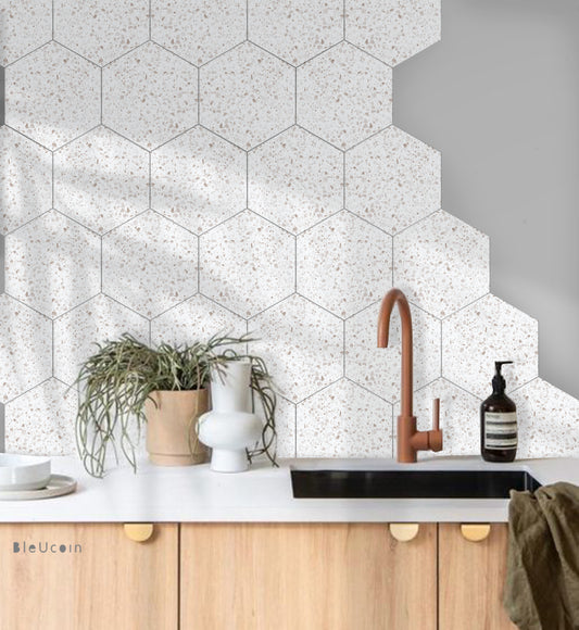 Hexagon Quebec Peel & Stick Tile Decal