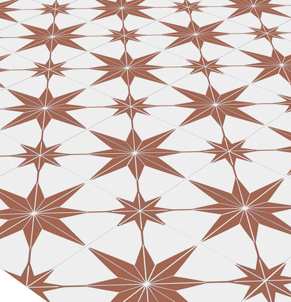50% DISCOUNT - Positano Rust  13" x 13" - 12 Pcs Anti Slip