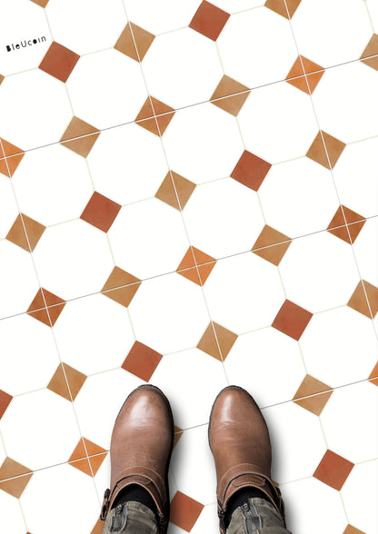 50% DISCOUNT - Warsaw Terracotta  7.75" x 7.75" - 35 Pcs Anti Slip
