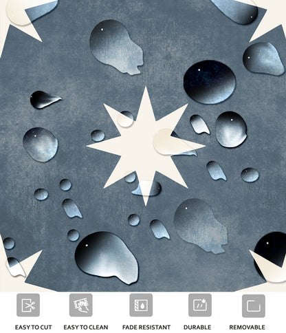 50% DISCOUNT - Derby Midnight  12" x 12" - 12 Pcs Anti Slip