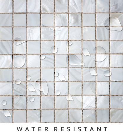 White Mosaic Peel & Stick Tile
