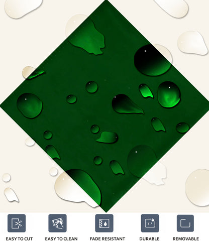 Diamond Moss Green & Off White Premium Peel and Stick Floor Tile Stickers | Removable, Renter friendly with Anti-Slip finish in sturdy 520 microns