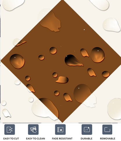 Diamond Pecan & Off White  Peel & Stick Tile