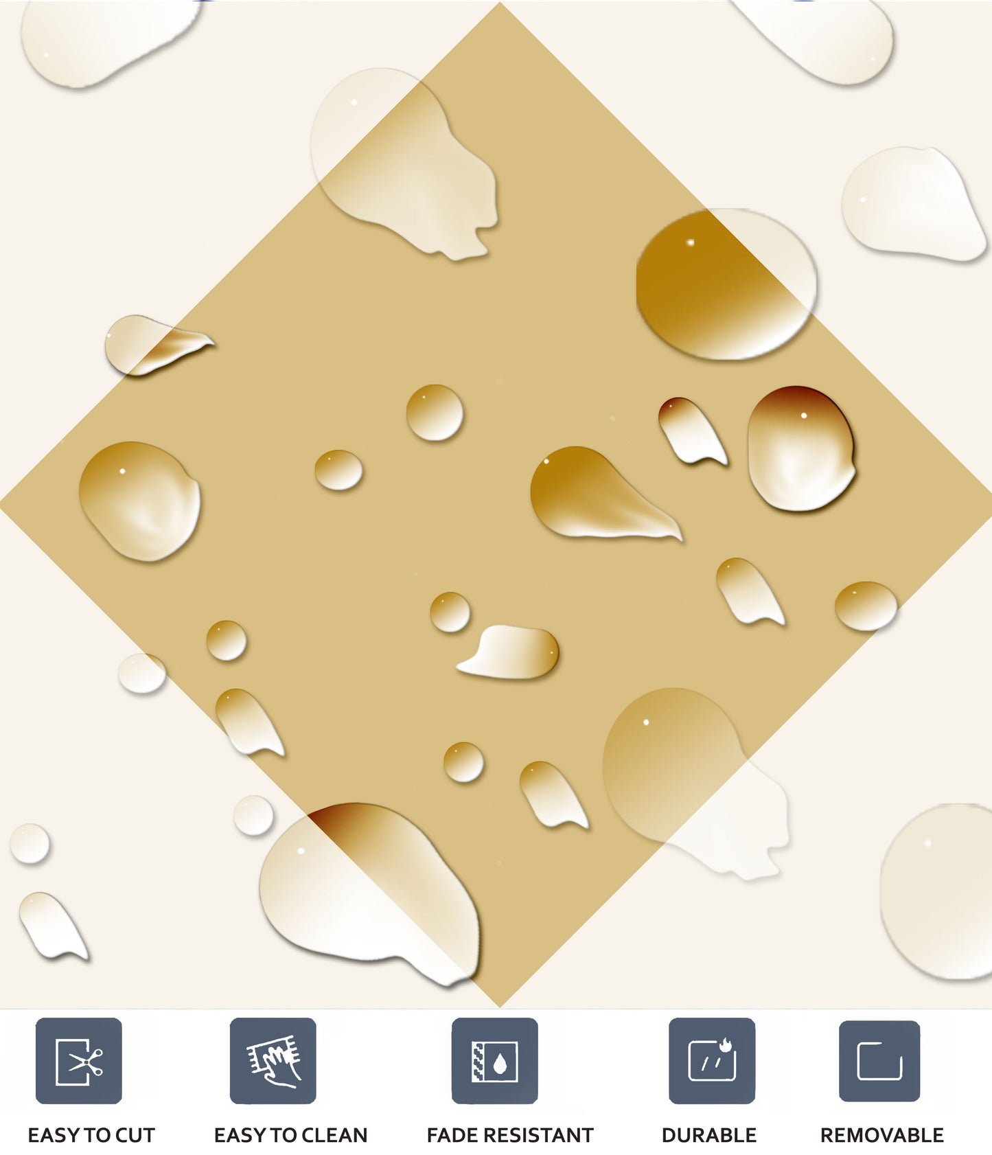 Diamond Tuscan & Off White Checker Peel & Stick Tile