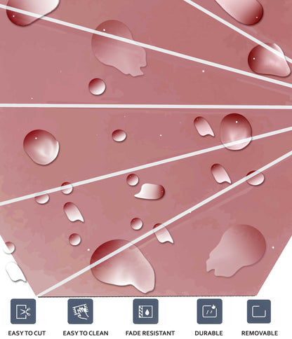 Kobe Rose hexagon Peel & Stick Tile