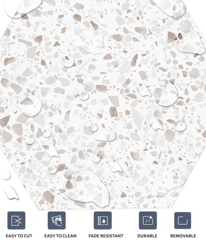 Hexagon Quebec Peel & Stick Tile Decal