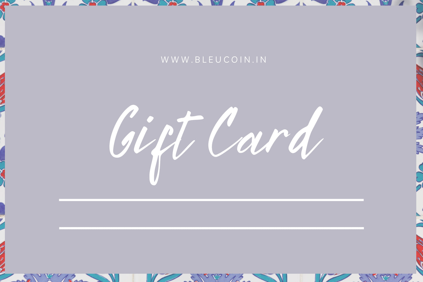 E - Gift Card