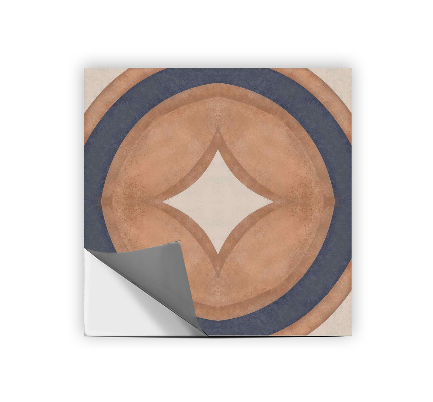 Capetown Rust Premium Peel and Stick Floor Tile Stickers | Removable, Renter friendly with Anti-Slip finish in sturdy 520 microns