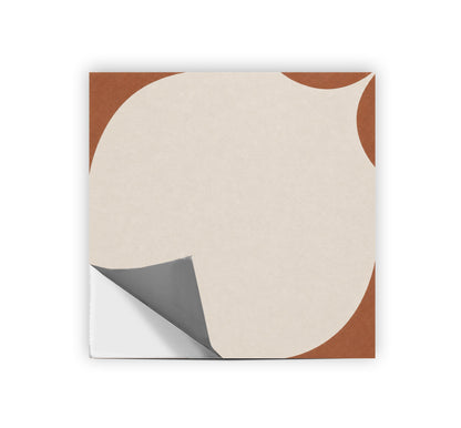 Marsala Peel and Stick Floor Decal