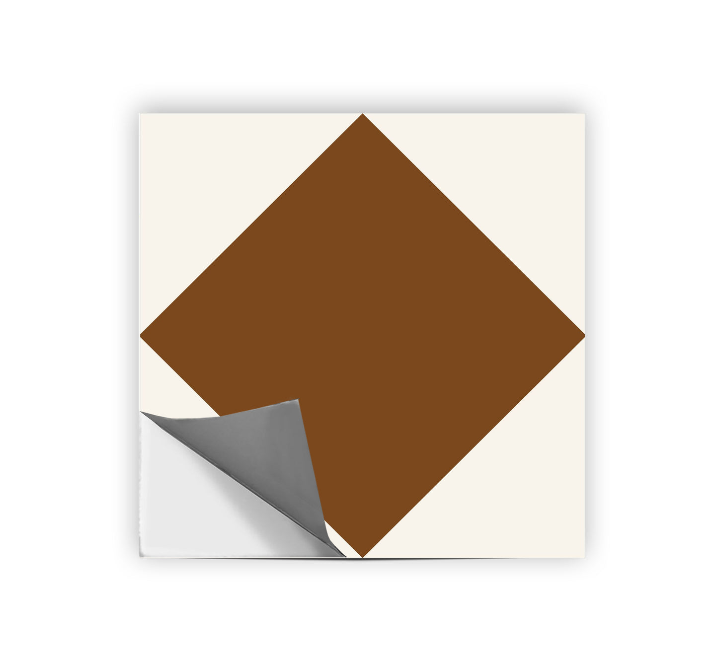 Diamond Pecan & Off White  Peel & Stick Stair Strips