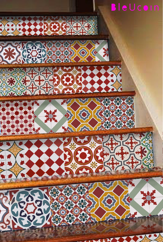 Athangudi Stair Strips