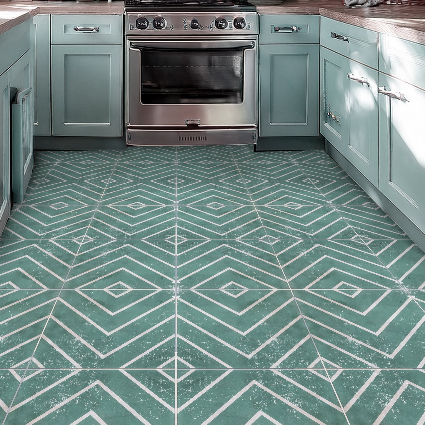 Athens Aqua Peel & Stick Tile