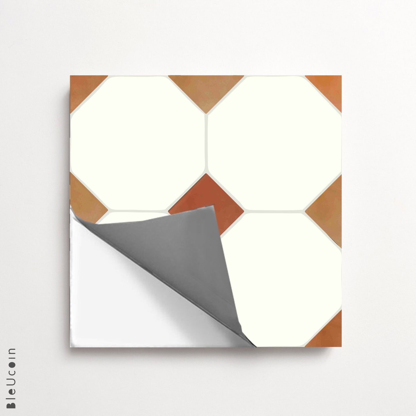 Warsaw Terracotta Peel & Stick Floor Tile Stickers