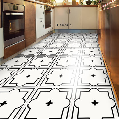 Dallas Premium Peel and Stick Floor Tile Stickers | Removable, Renter friendly with Anti-Slip finish in sturdy 520 microns