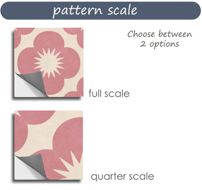 Sakura Rose Peel and Stick Floor Decal