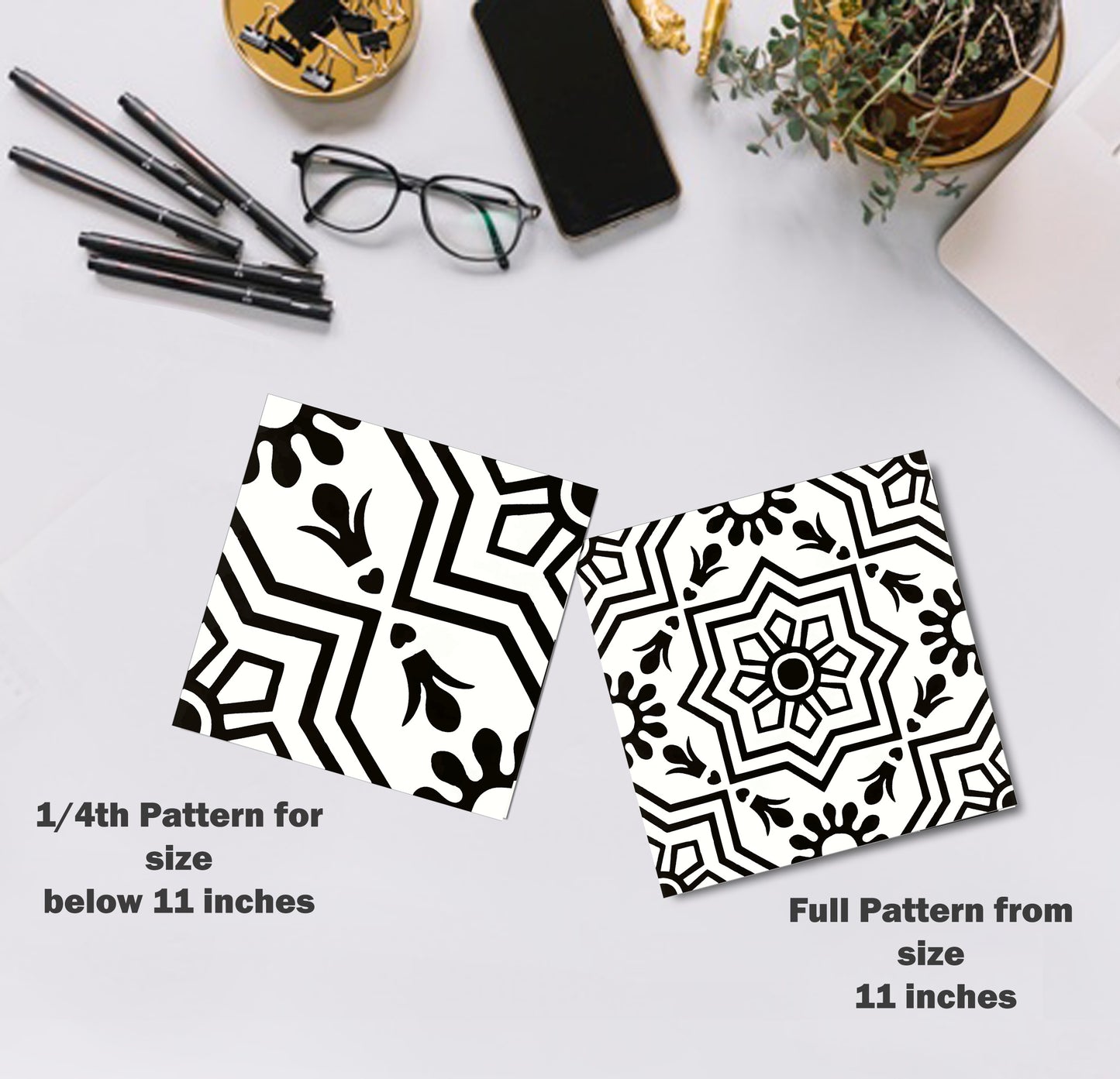 Antalya Black Peel & Stick Tile