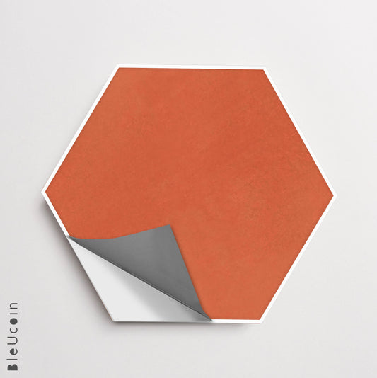 50% DISCOUNT - Ginger Hexagon  11" x 13" - 40 pcs matt