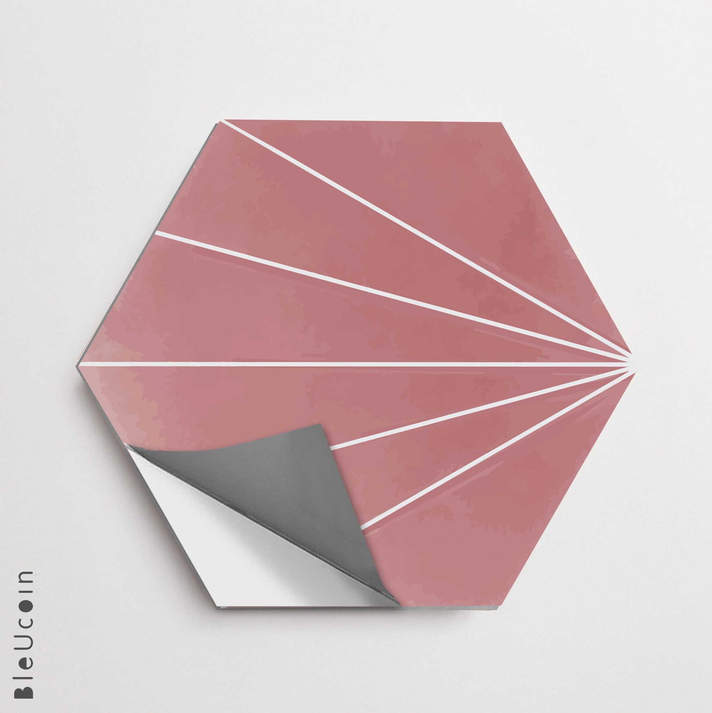 Kobe Rose hexagon Peel & Stick Tile