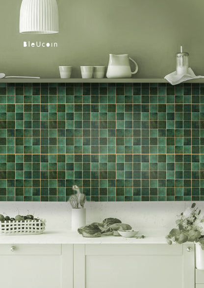 Mage Green Mosaic Peel & Stick Tile