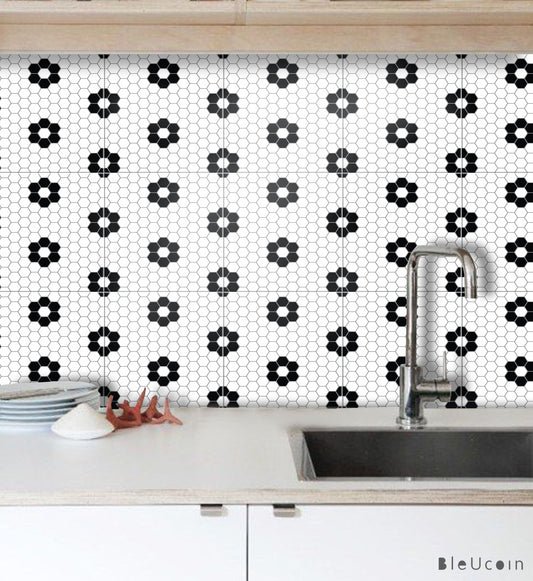 Helden Hexagon Peel & Stick Tile