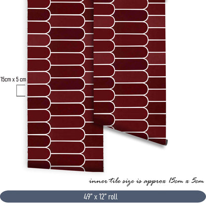 Scala Rossa Subway Peel & Stick Tile