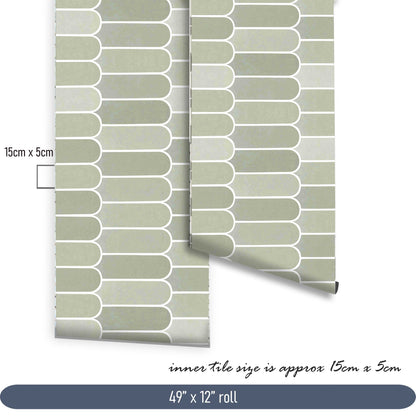 Scala Verde Subway Peel & Stick Tile