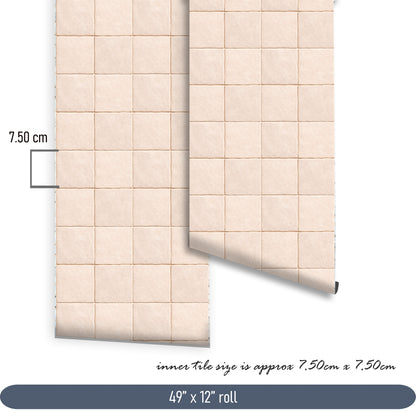 Rabat Zellige Sand Peel & Stick Tile Decal