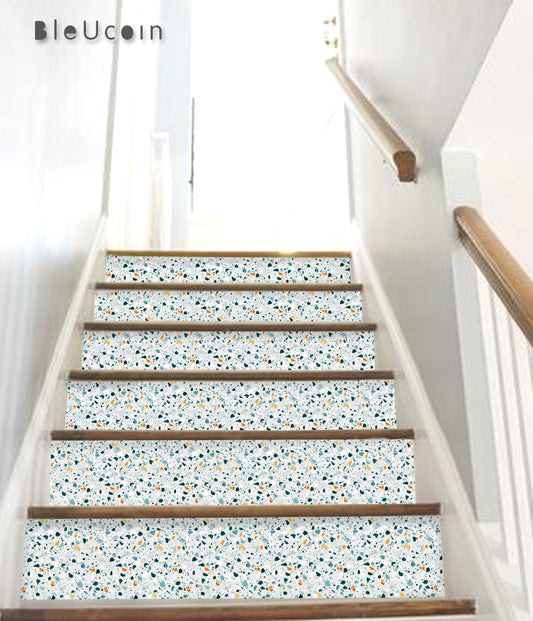 50% DISCOUNT - Terrazzo Stair Riser 7"x 49" - 4 Strips