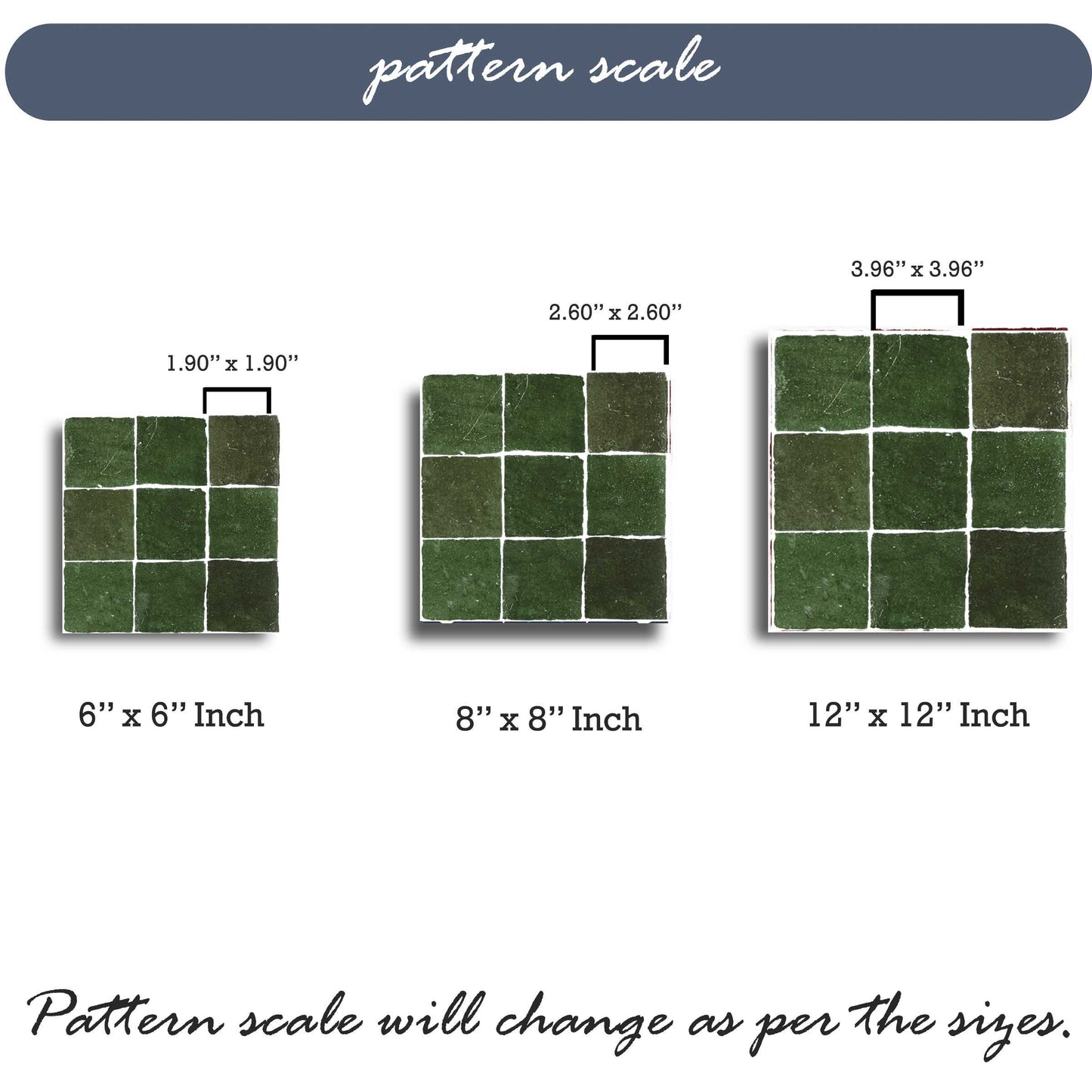 Mizzle Green Premium Peel and Stick Floor Tile Stickers | Removable, Renter friendly with Anti-Slip finish in sturdy 520 microns