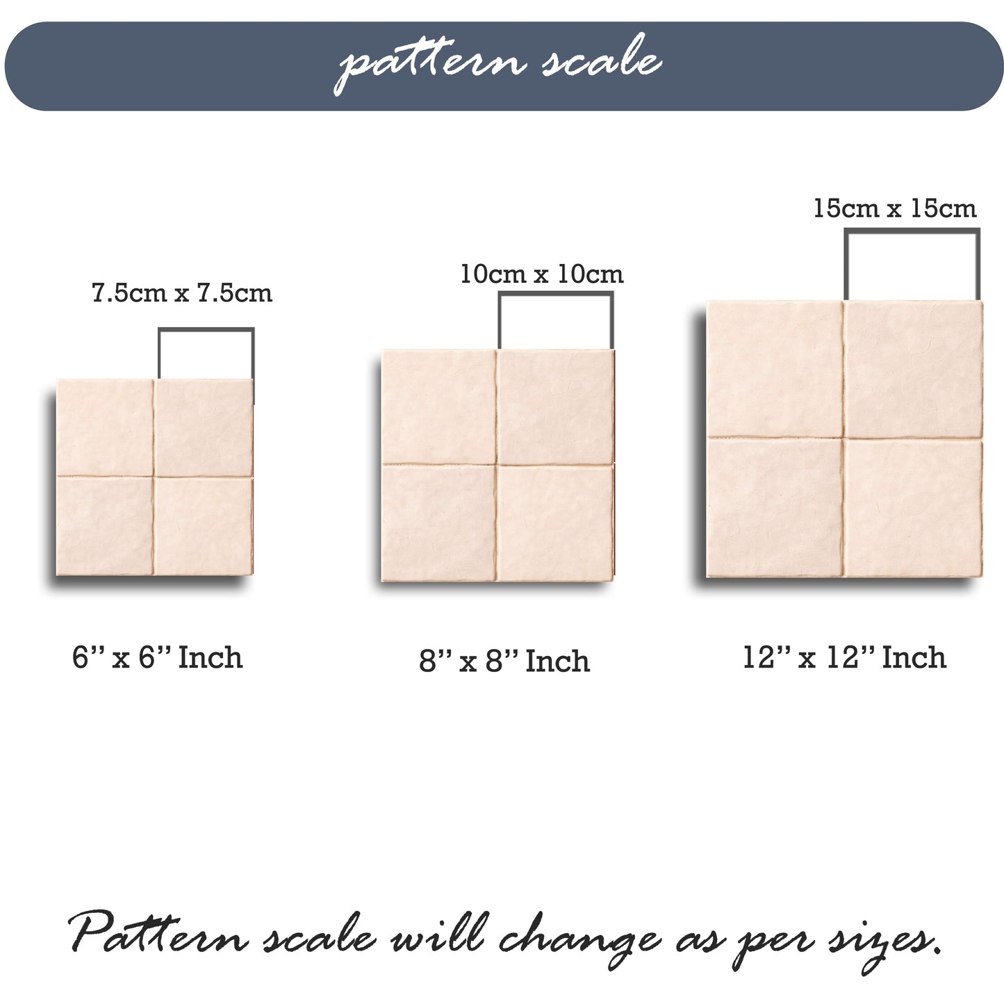 Rabat Zellige Sand Peel & Stick Tile Decal