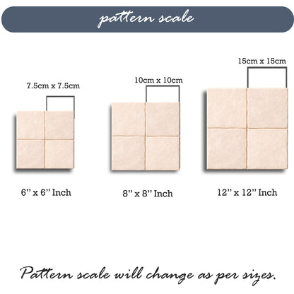 Rabat Zellige Sand Peel & Stick Tile Decal