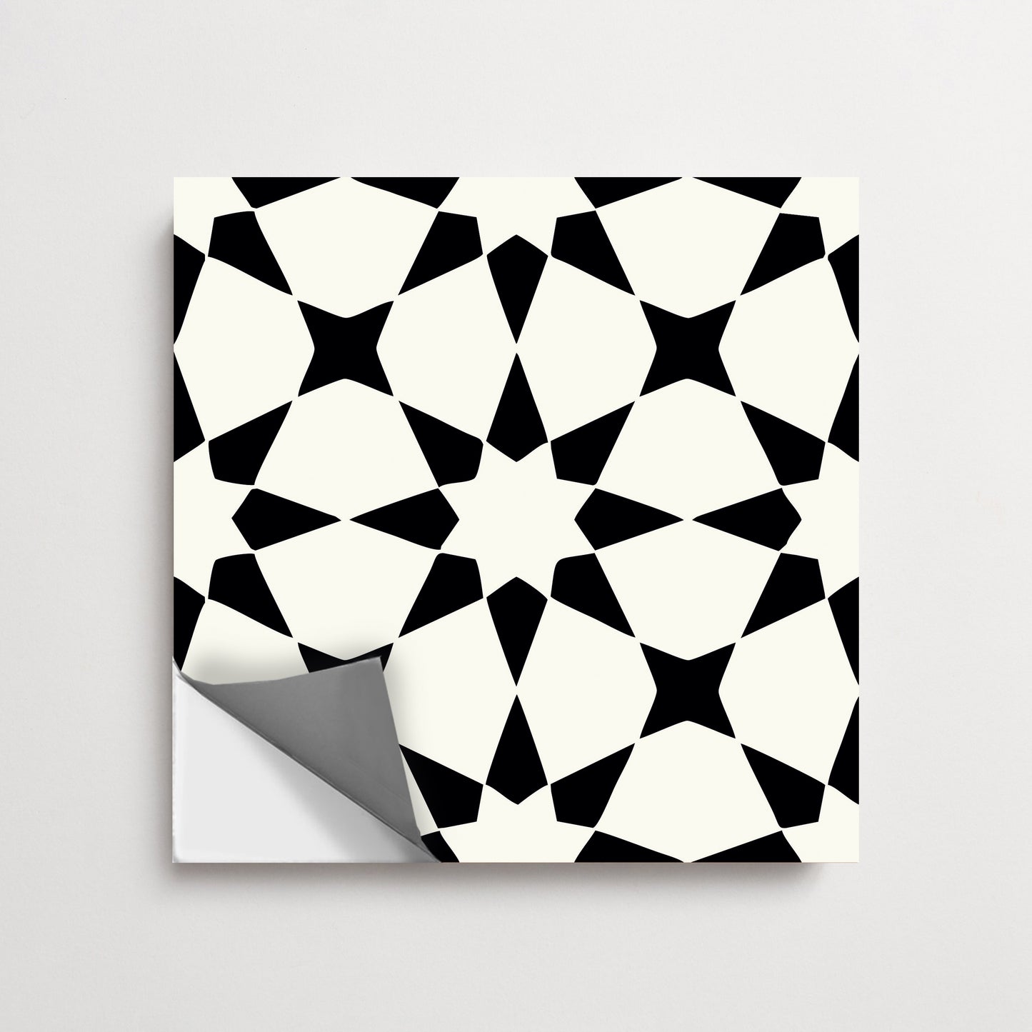 Pacific Black & White Peel & Stick Tile