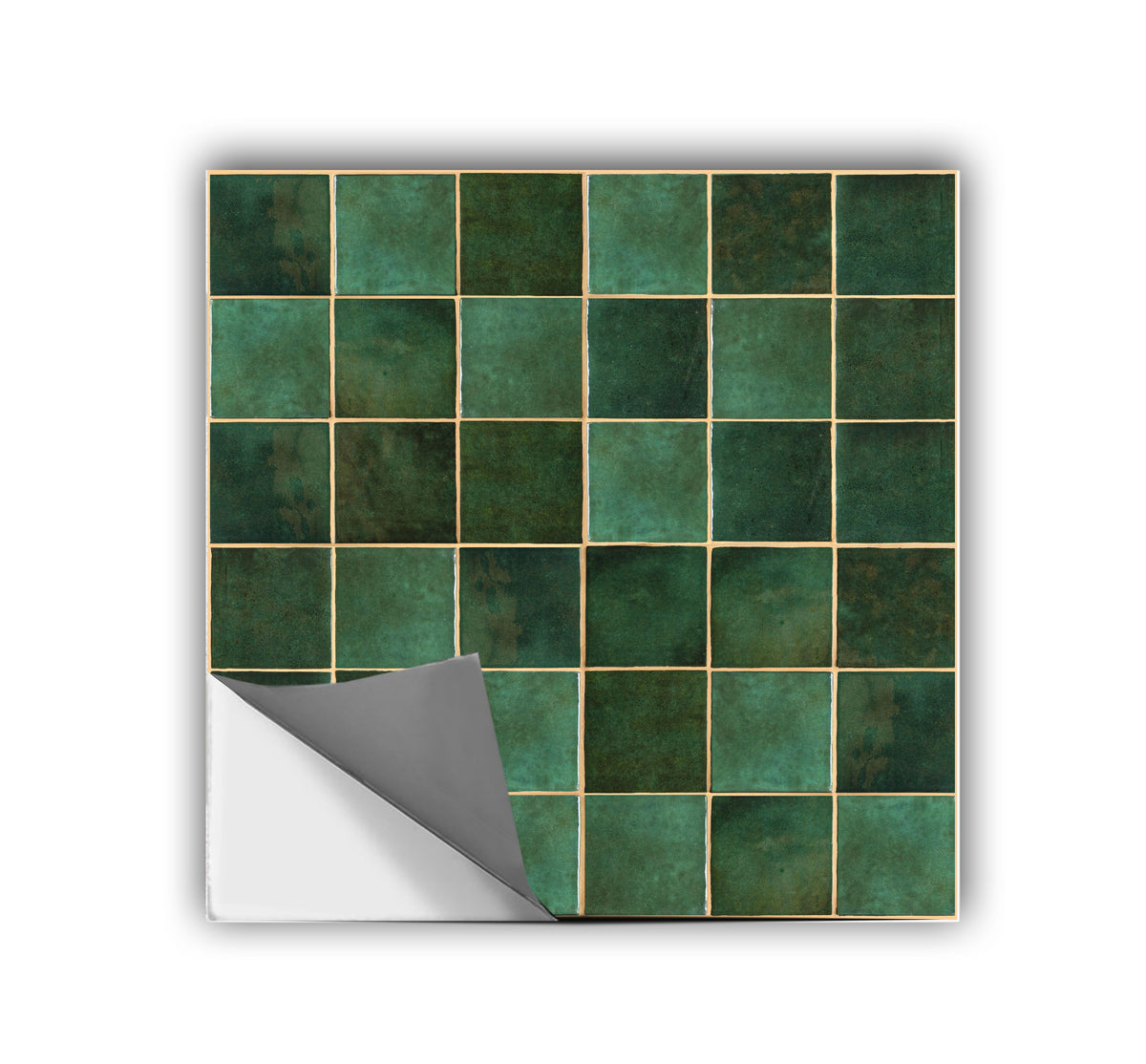 50% DISCOUNT - Mage Green  13" x 13" - 12 Pcs Anti Slip