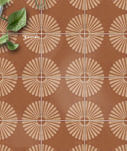 Kawasaki Sunburst Peel and Stick Flooring