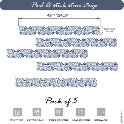 Amalfi Ink Stair Strips