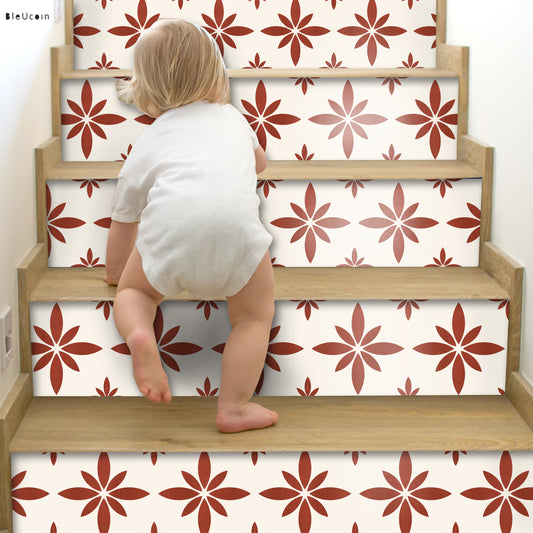 50% DISCOUNT - Pomona Ginger Stair Riser 5"x 49" - 5 Strips