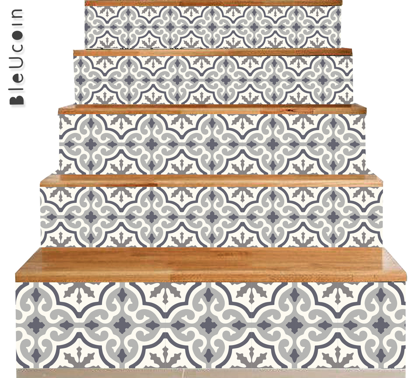 50% DISCOUNT - Valencia Stair Riser 8"x 49" - 5 Strips