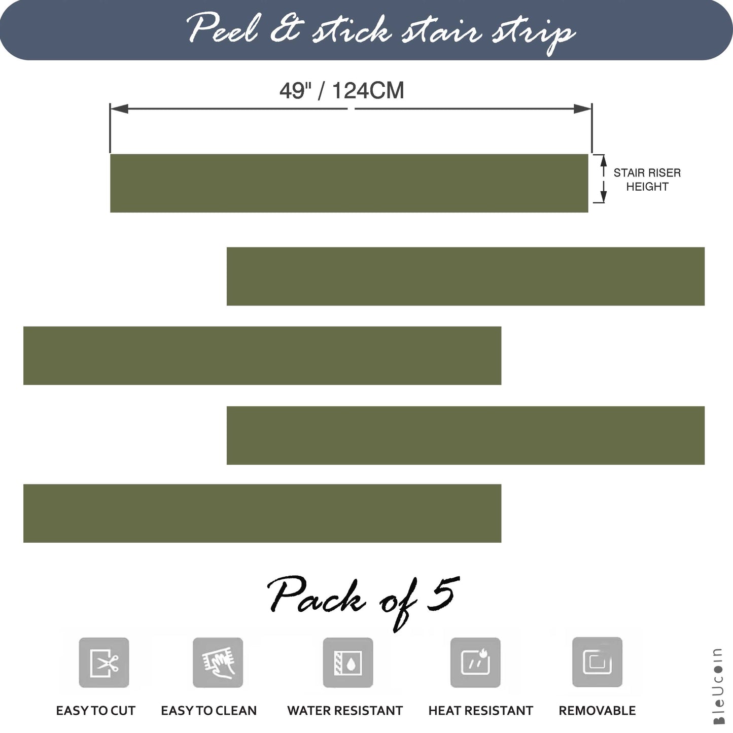 Green Ash Stair Strips