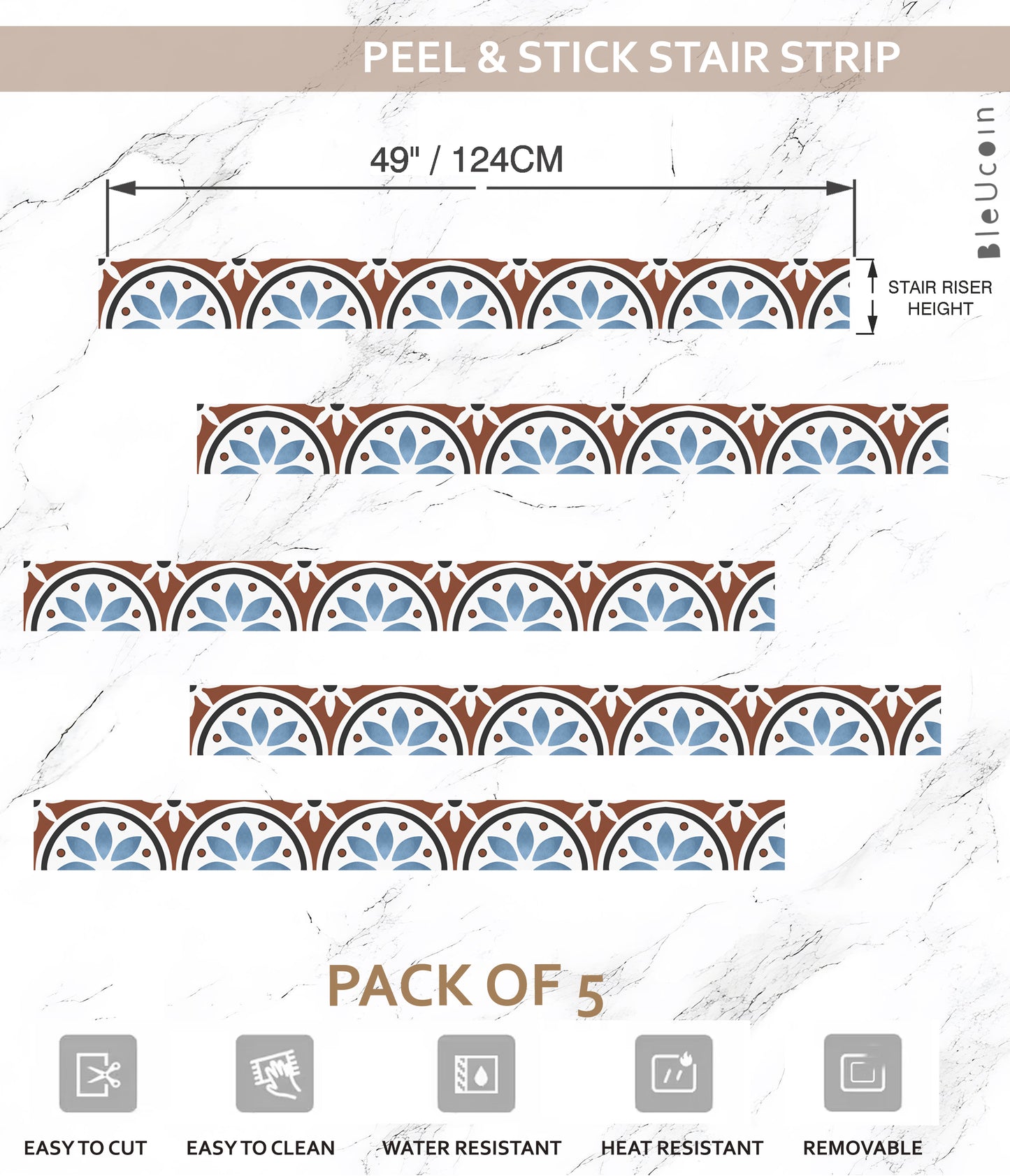 Athangudi Vol 2  Stair Strips