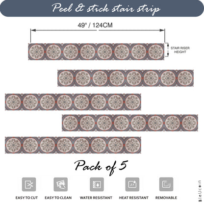 Granada Peel & Stick Stair Strips