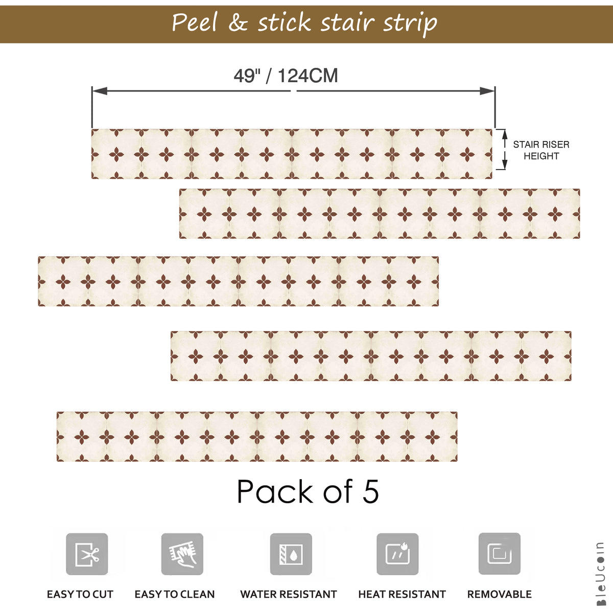 Pomona Peel & Stick Stair Strips