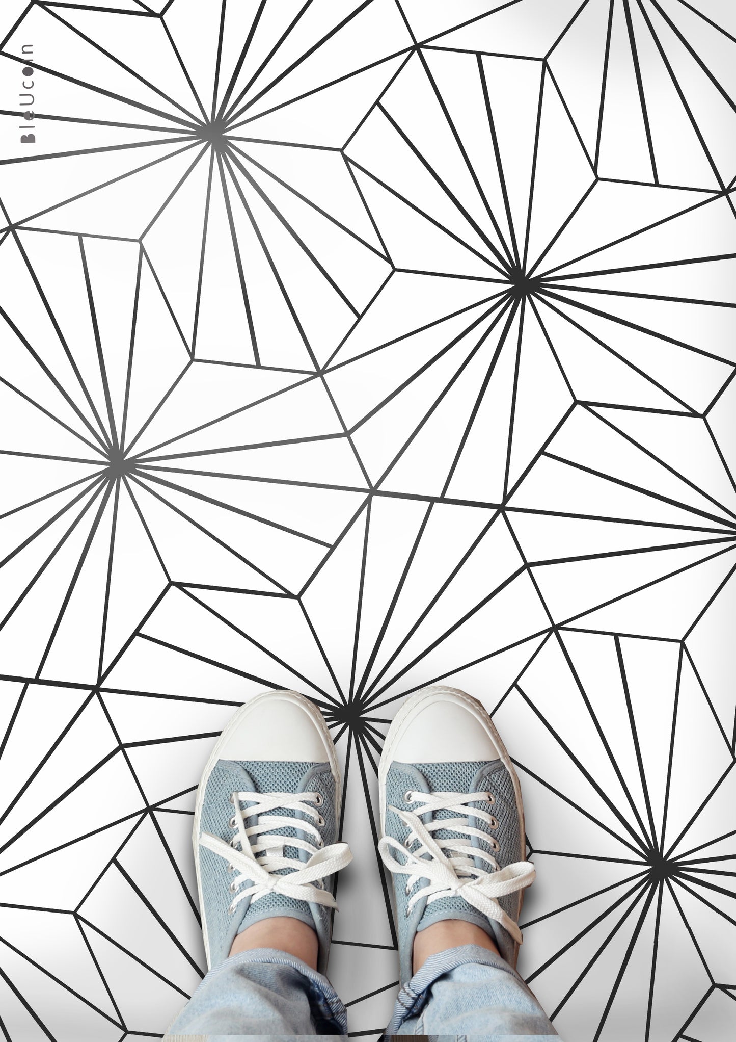Kobe White Hexagon Peel & Stick Tile